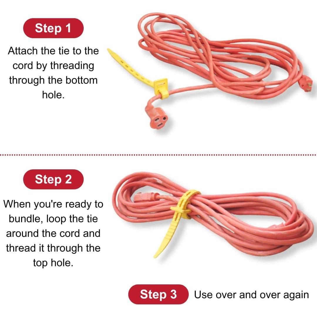 Bridas Reutilizables ONE TIE 20.32 cm Verde - 10 Piezas