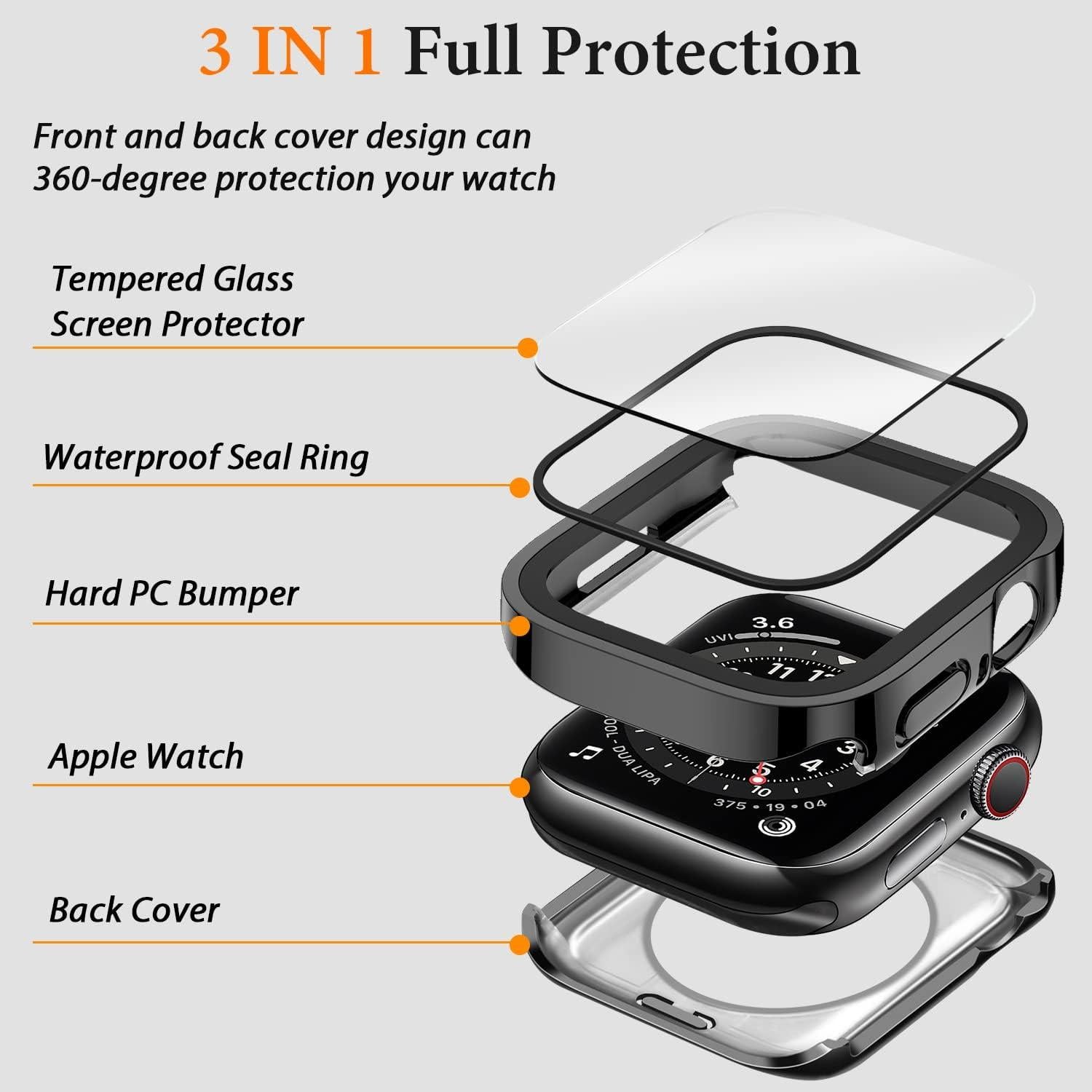 Funda 2 en 1 Amizee para Apple Watch 40mm - Protección Completa