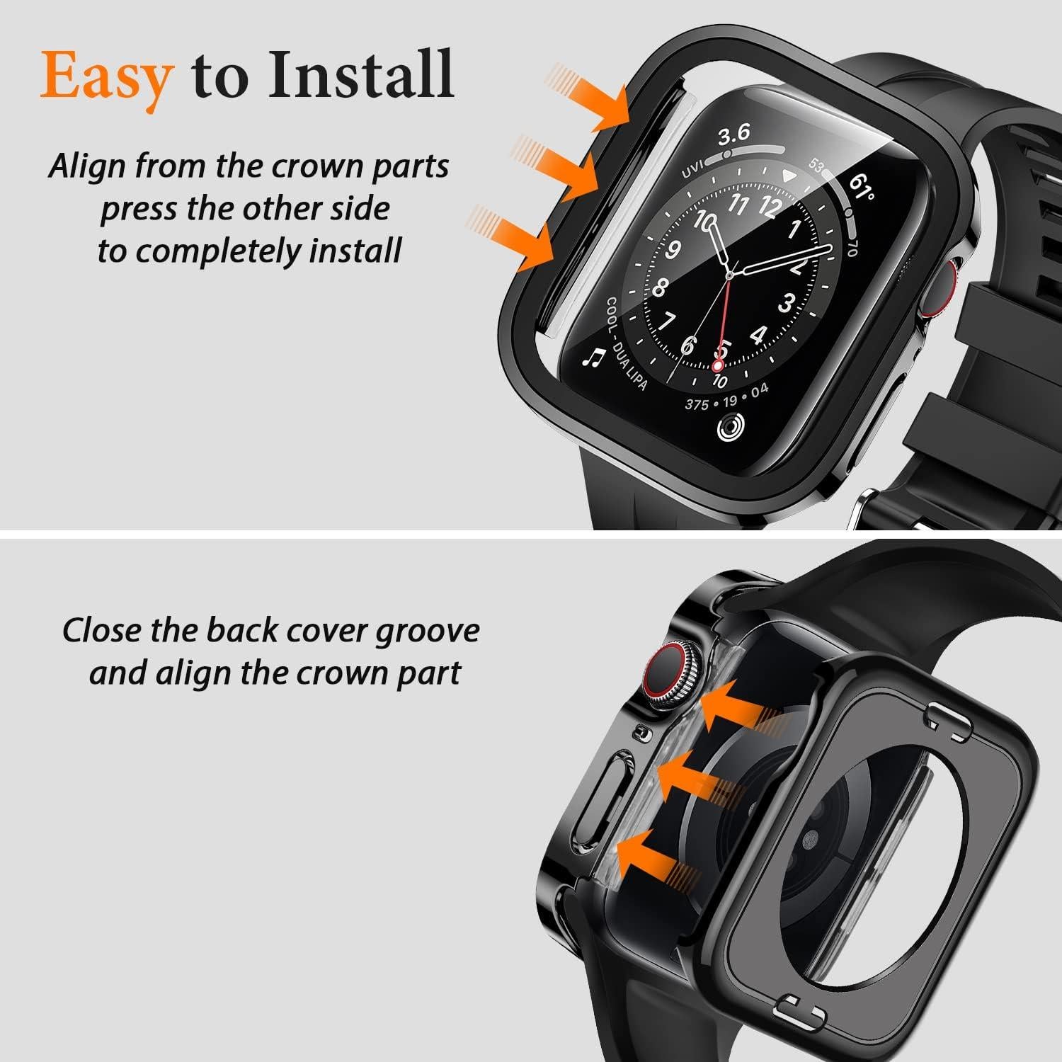 Funda 2 en 1 Amizee para Apple Watch 40mm - Protección Completa