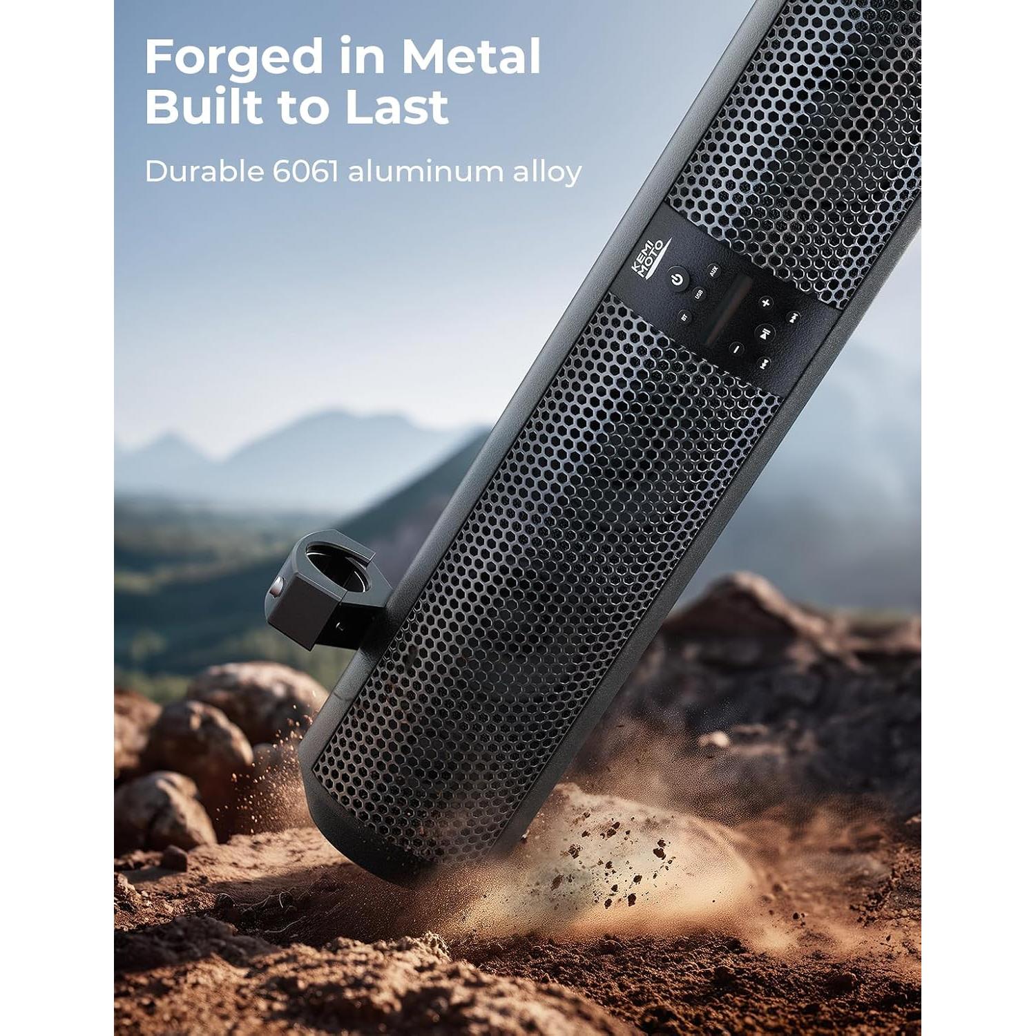 Barra de Sonido KEMIMOTO 71cm Bluetooth con RGB y Subwoofers