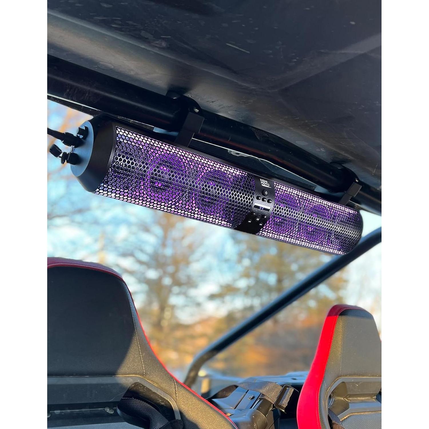 Barra de Sonido KEMIMOTO 71cm Bluetooth con RGB y Subwoofers