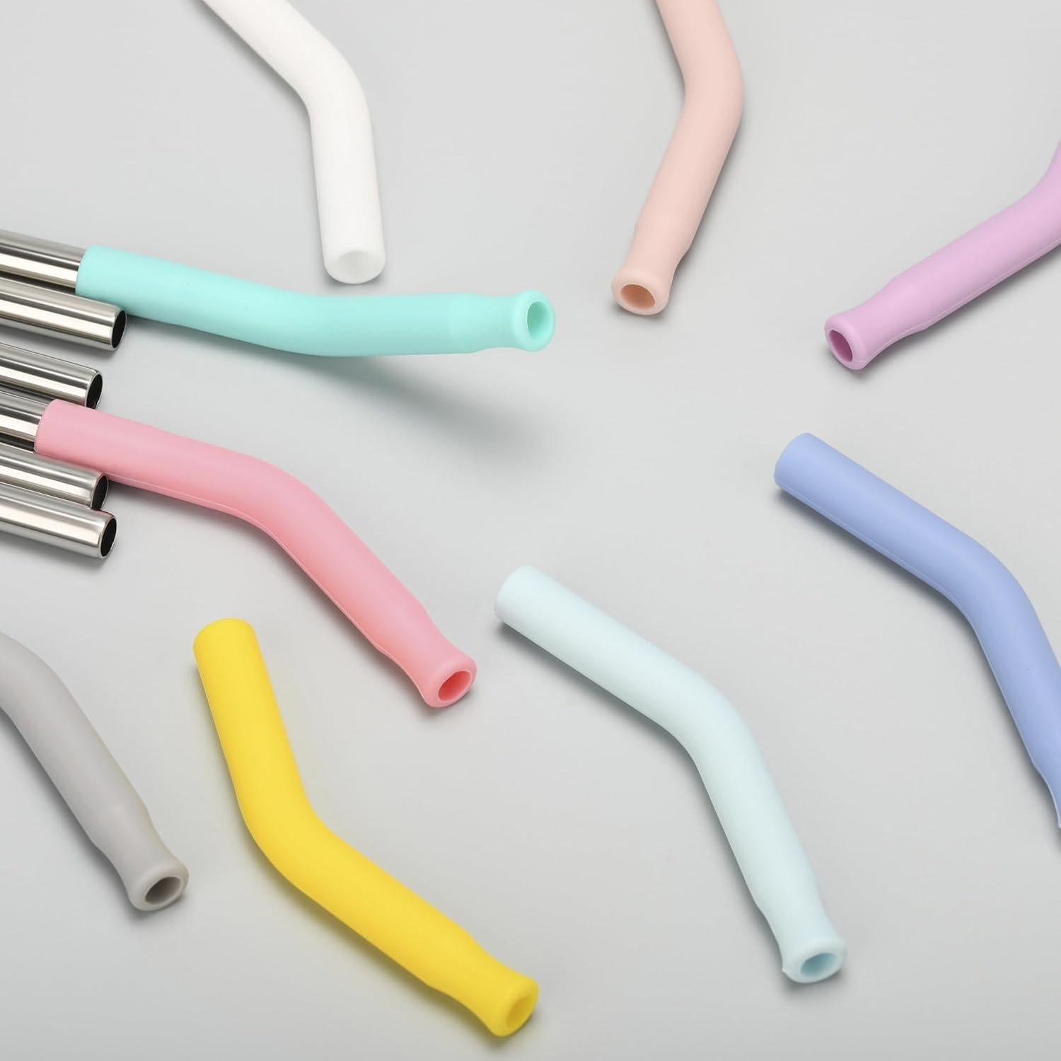 4 Pajitas de Metal Reutilizables Soledea para Vasos 40 oz