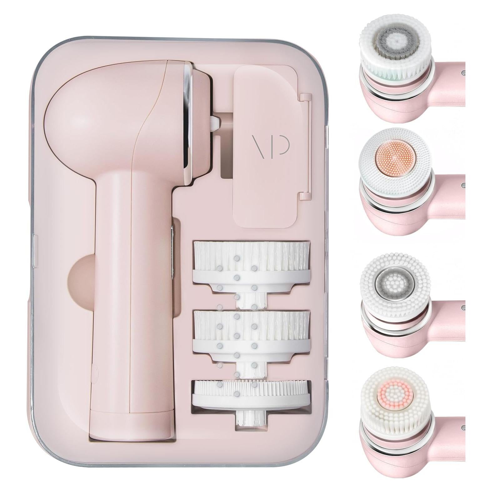 Cepillo Facial Raedia 2.0 Vanity Planet Rosa 4 Cabezales