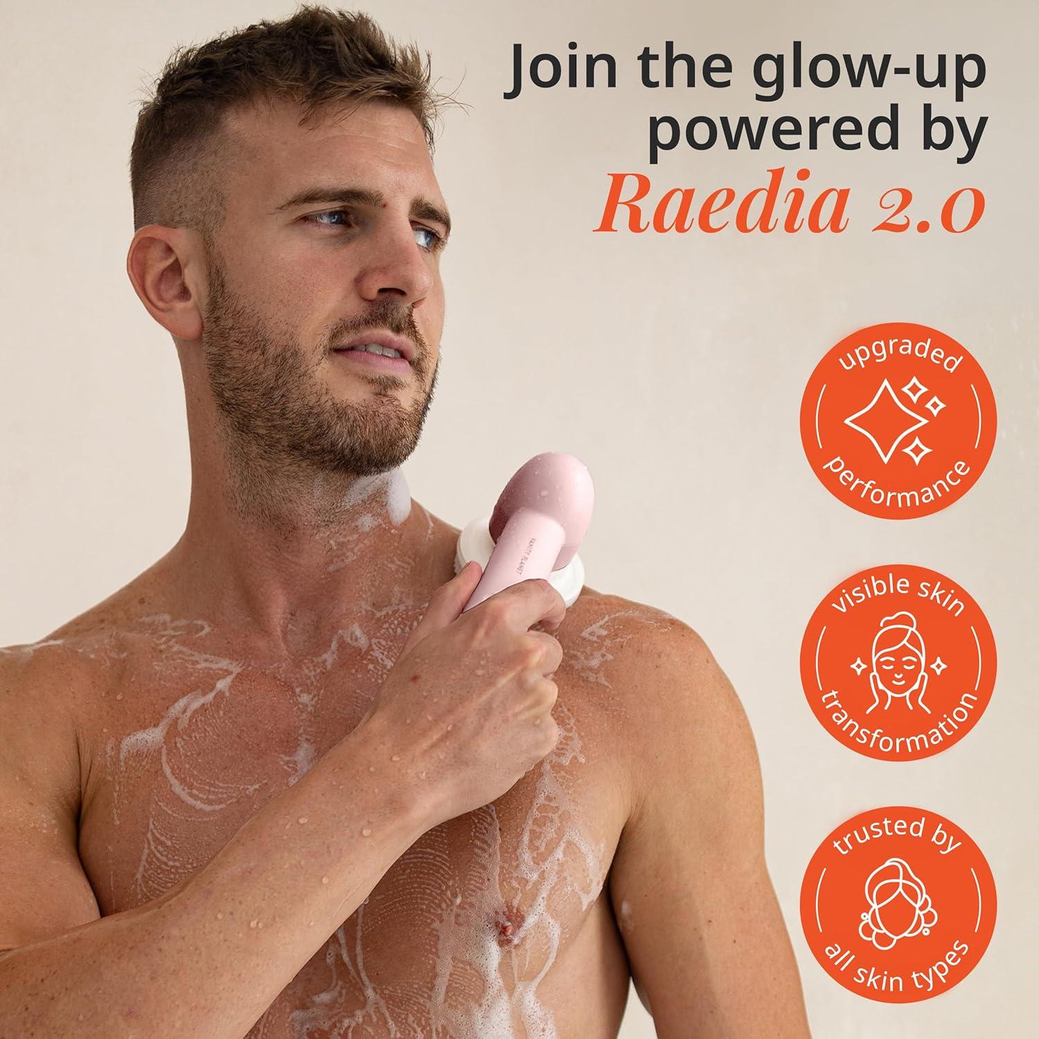 Cepillo Facial Raedia 2.0 Vanity Planet Rosa 4 Cabezales