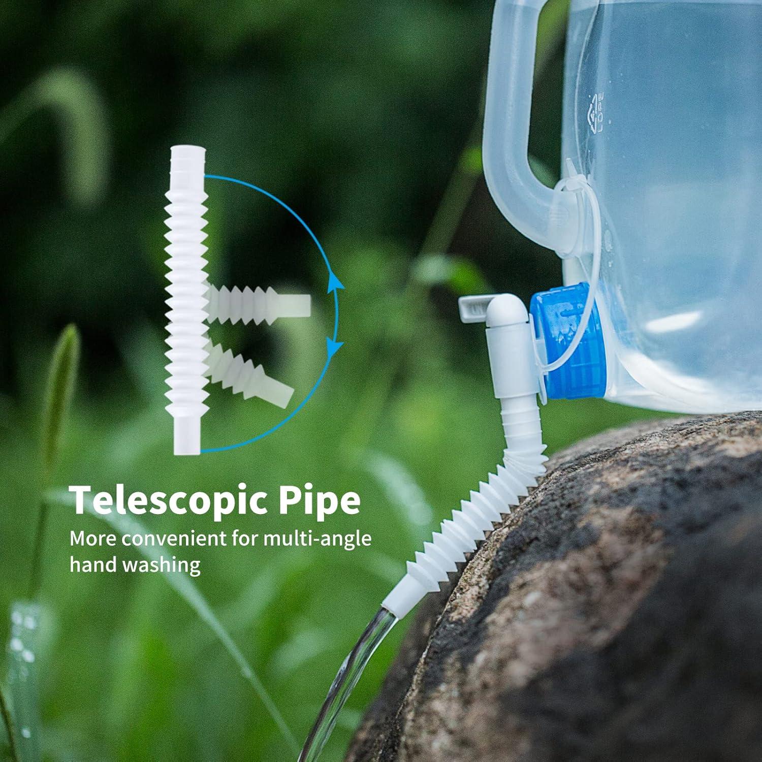 Jarra de Agua Plegable ITRAZ 10 Paquetes 20 Litros Libre BPA