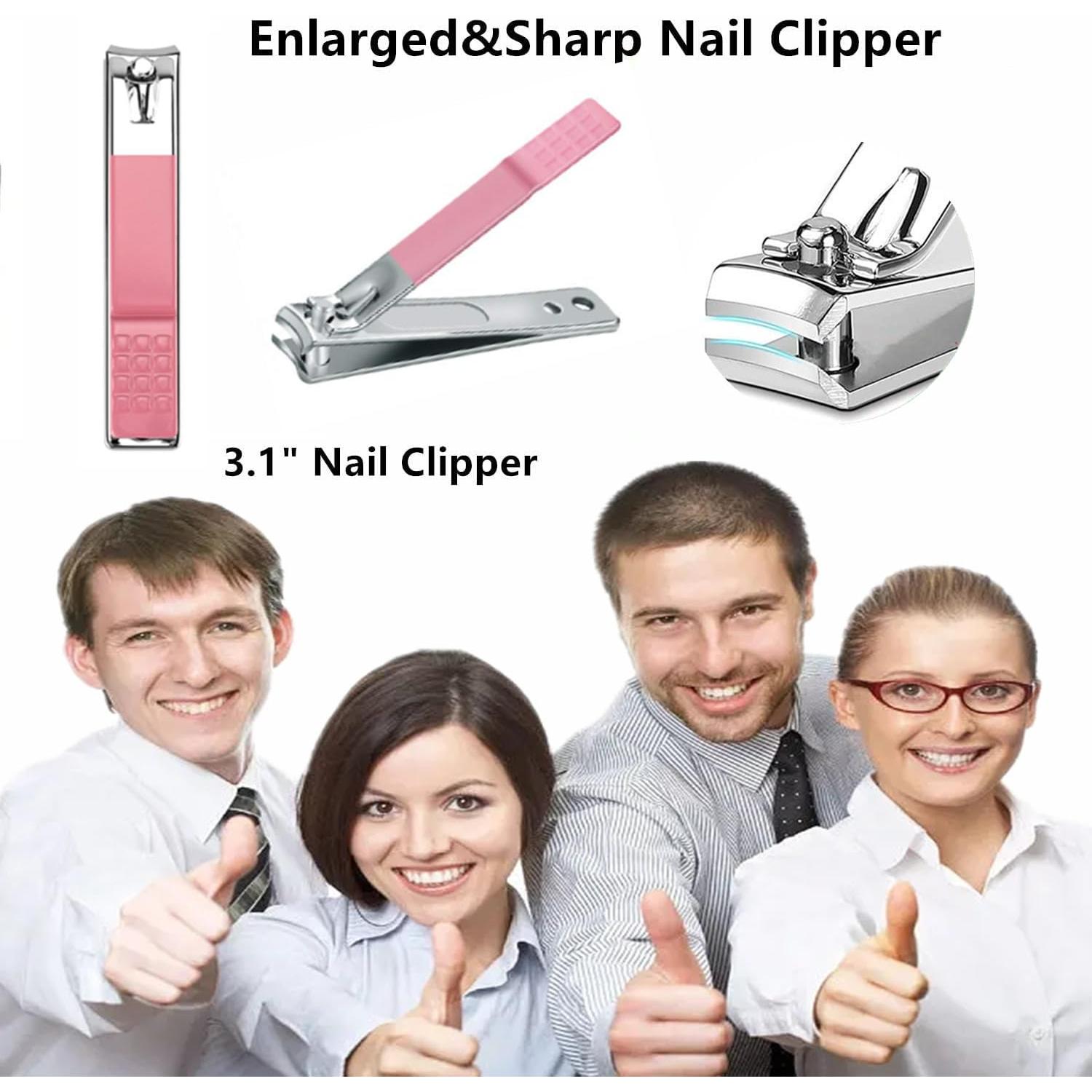 Juego de Manicura 5 Piezas Feiworui con Estuche Portátil