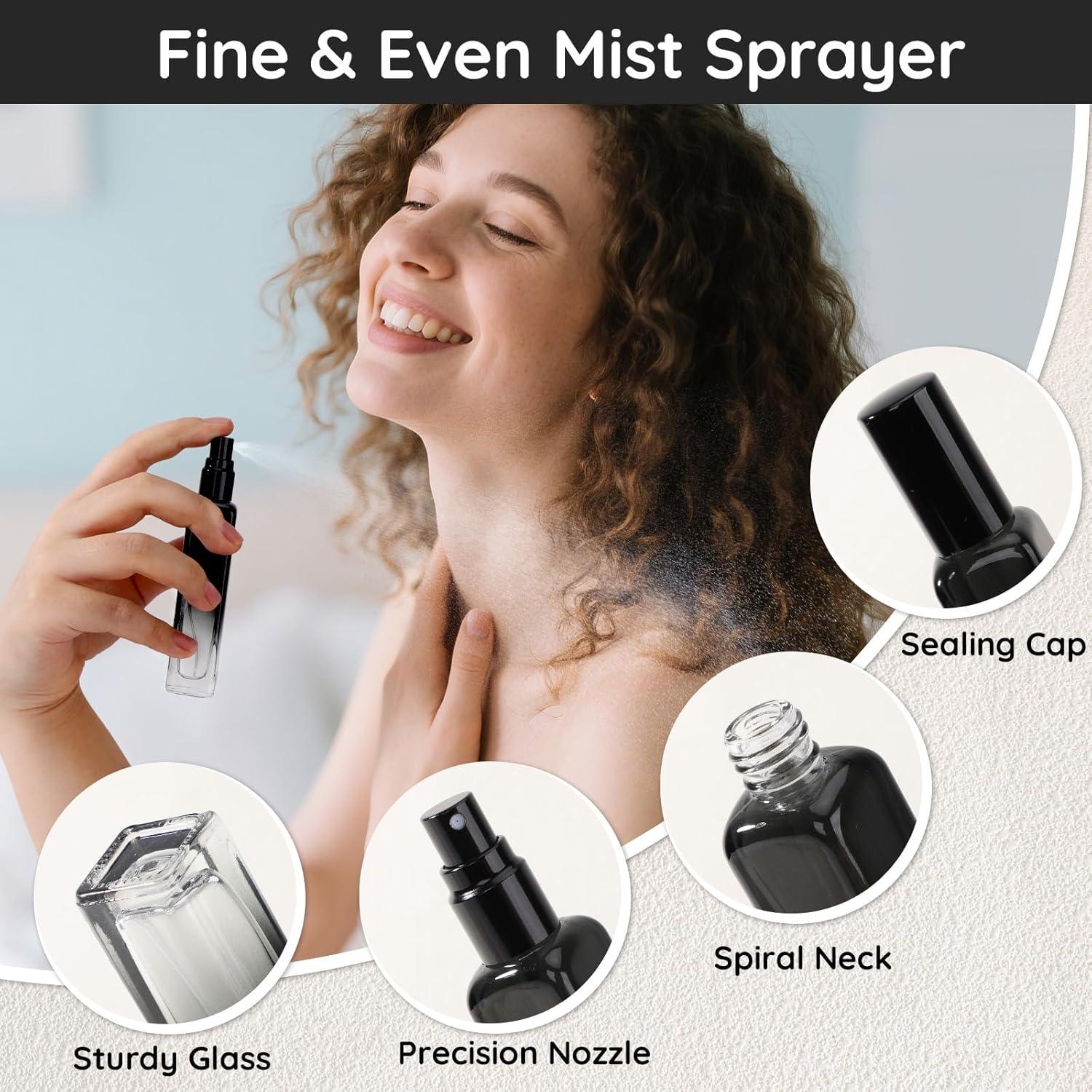 Segbeauty 5 Botellas Rellenables de Atomizador de Perfume 15ml