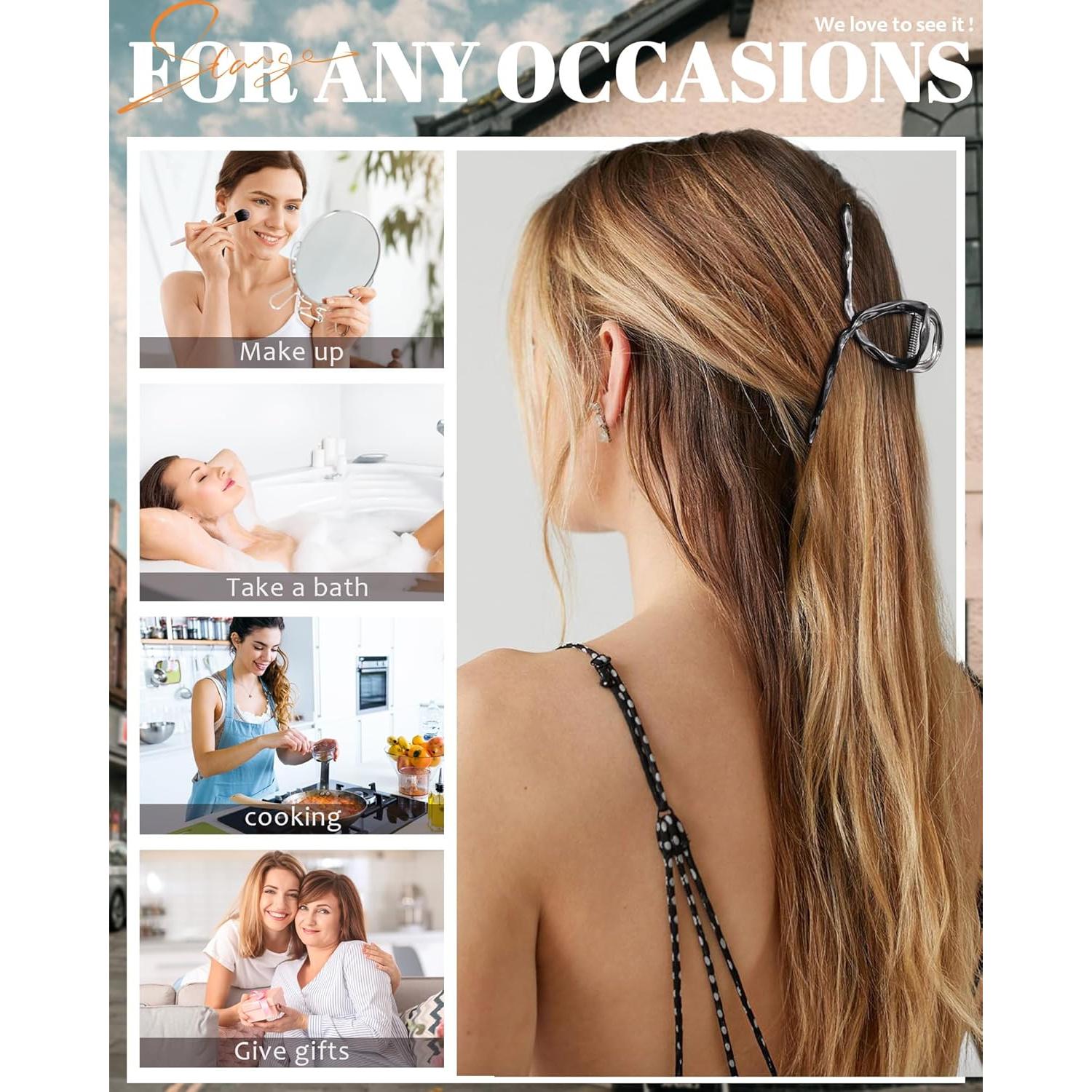 Clips de Garra de Metal HAIMEIKANG - 4 Pcs Antideslizantes