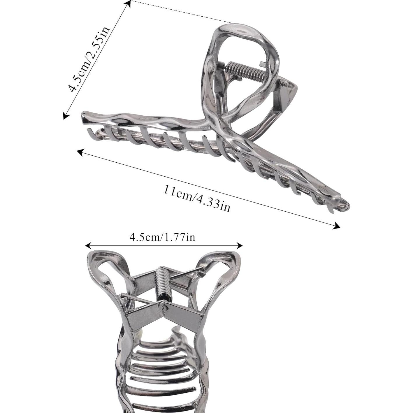 Clips de Garra de Metal HAIMEIKANG - 4 Pcs Antideslizantes