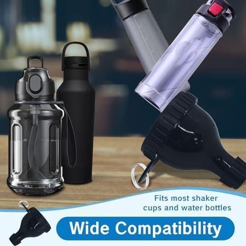 Contenedor de Polvo de Proteína YAFIYGI con Embudo y Pastillero