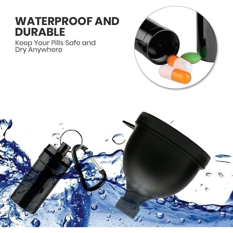 Contenedor de Polvo de Proteína YAFIYGI con Embudo y Pastillero