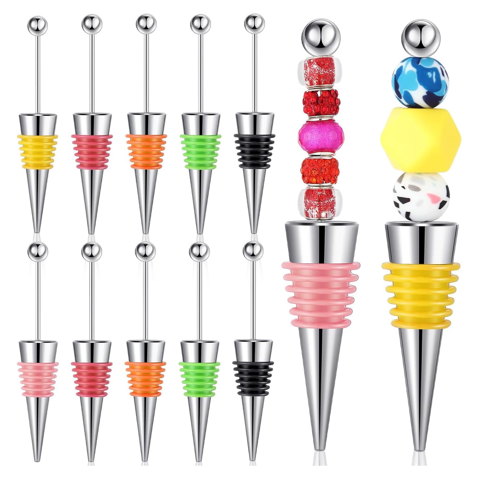 Tapones de Vino Reutilizables Tandefio - 12 Pcs Silicona Colorida