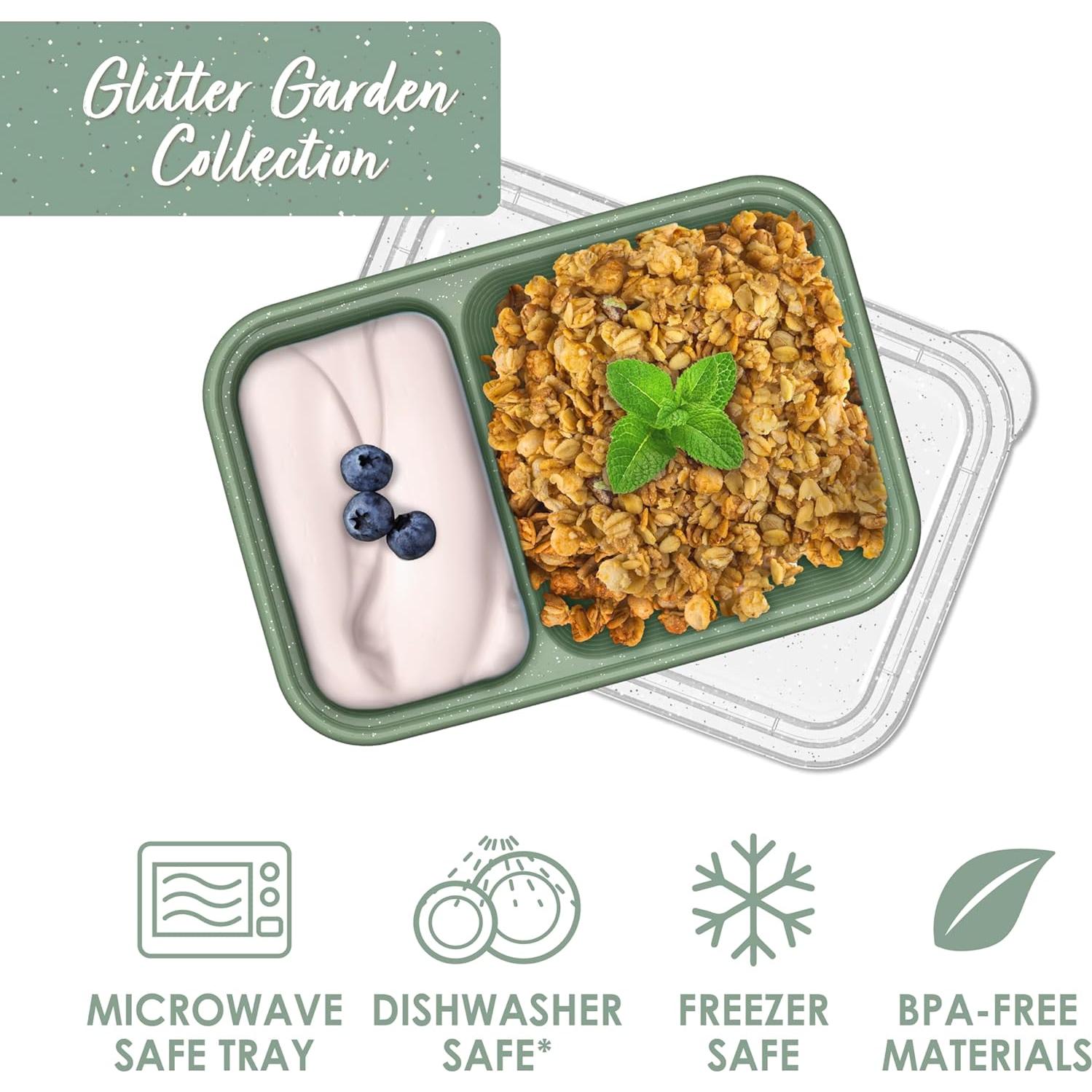 Contenedores de Snack Bentgo Prep 20 Piezas 2 Compartimentos