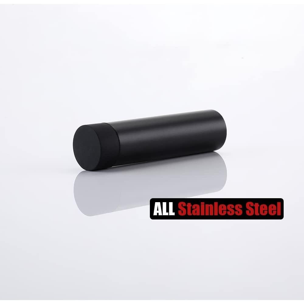 Tope de Puerta JQK 304 Acero Inoxidable Negro Mate - 8 Piezas