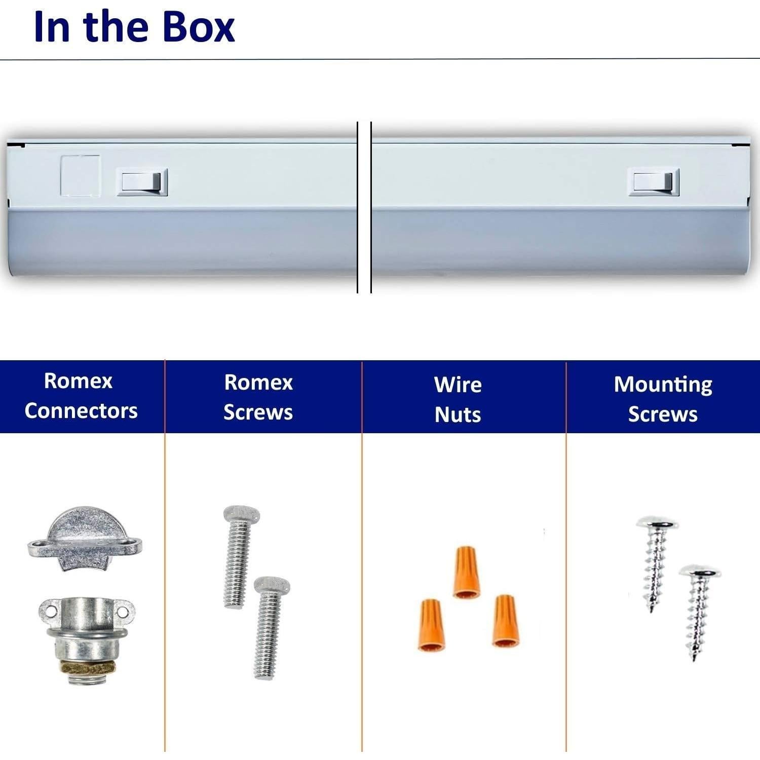 Luces Bajo Gabinete HARRRRD 30.48 cm Regulables 3000K/4000K