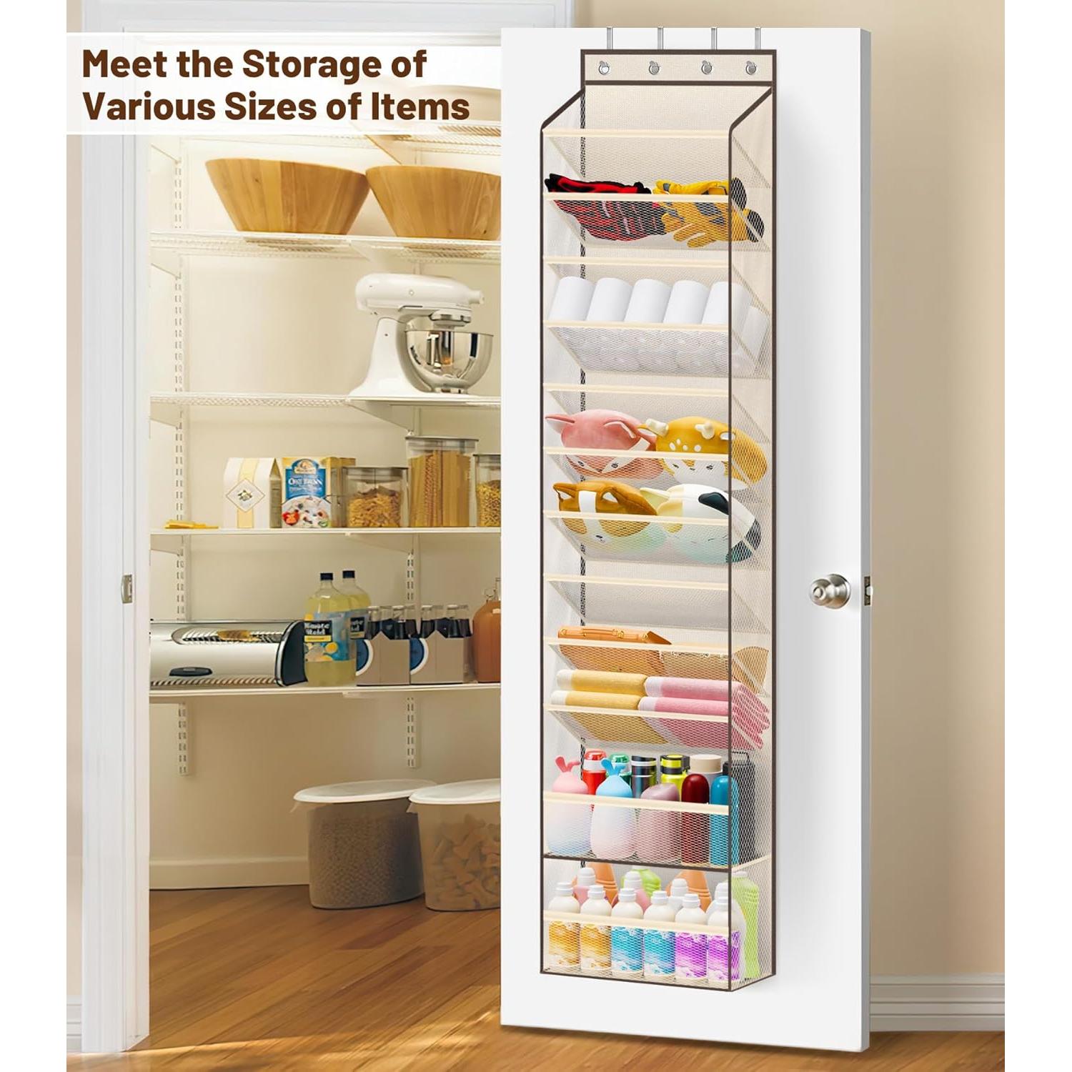 Organizador de Zapatos sobre la Puerta MISSLO 12 Niveles Beige