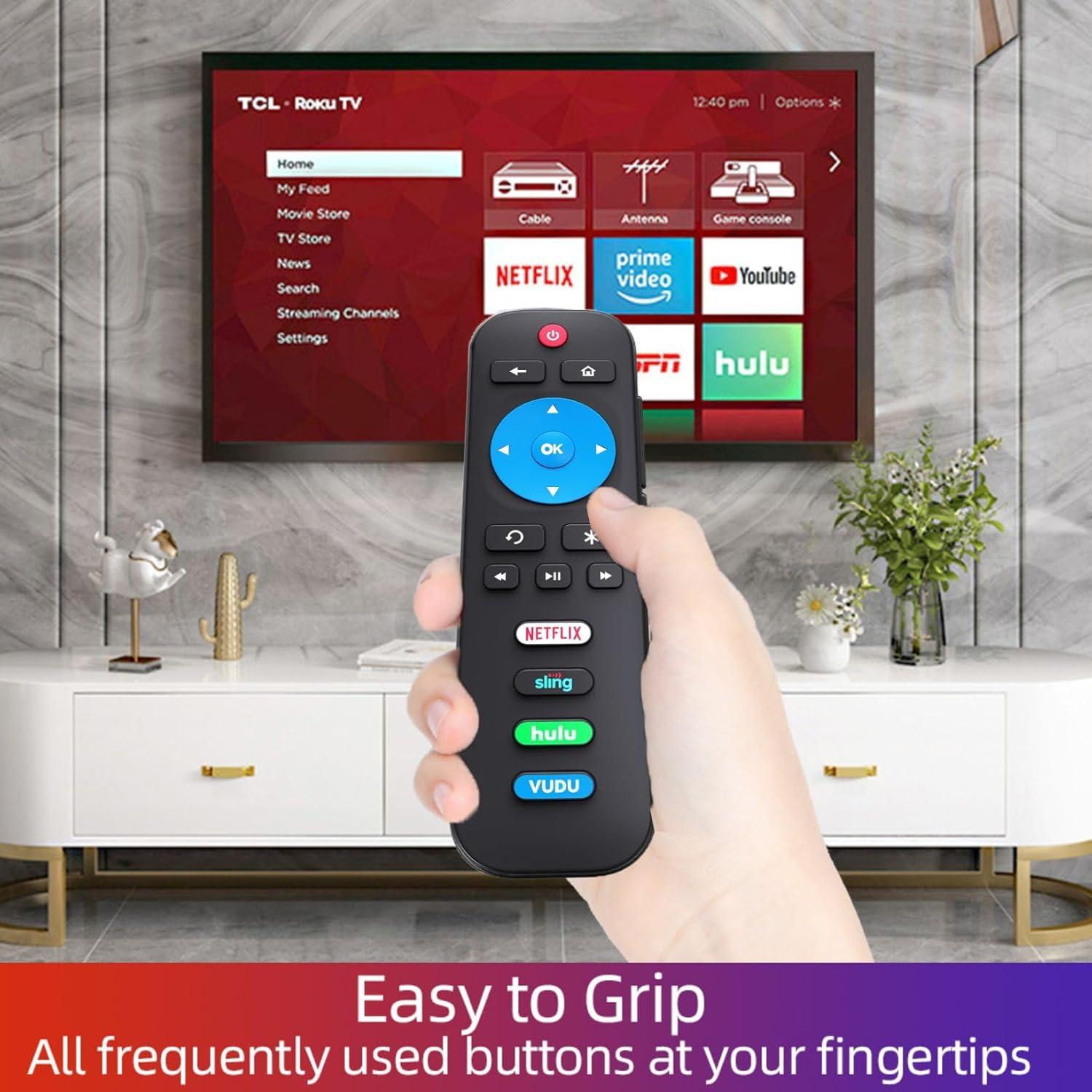 Control Remoto Universal Gmatrix RC280 para Roku TV - Compatible TCL, Hisense, Sharp