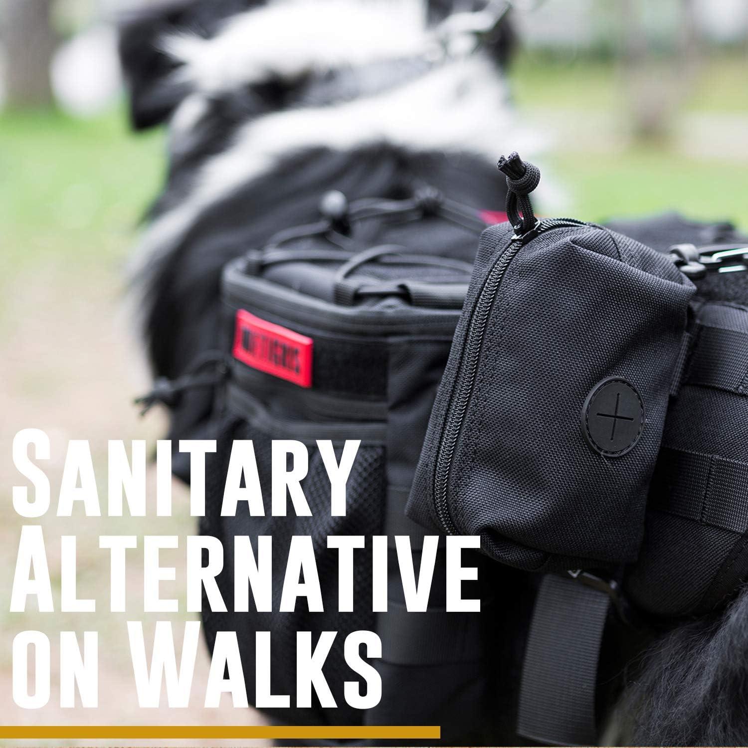 Porta Bolsas de Poop OneTigris con Cremallera - Negro