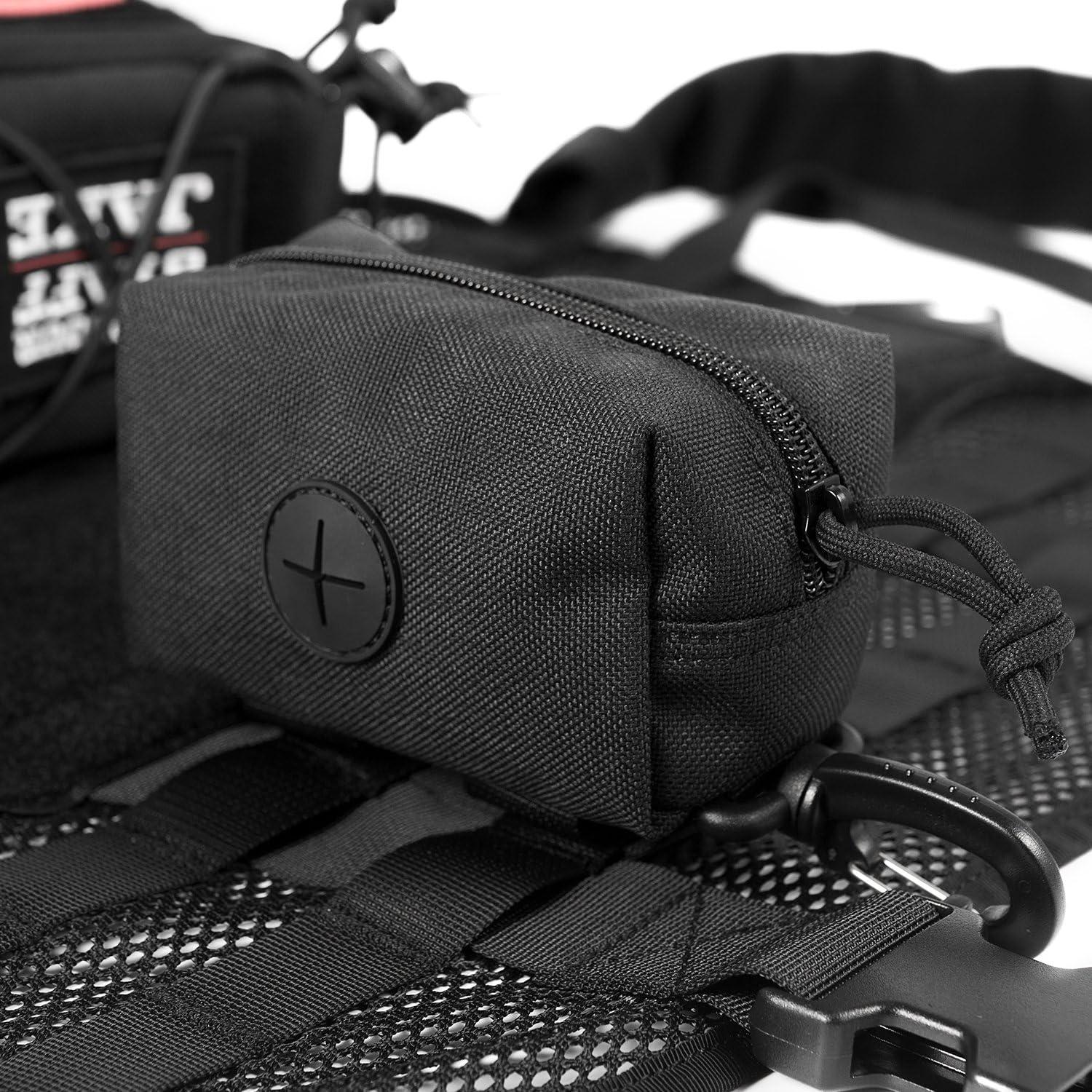 Porta Bolsas de Poop OneTigris con Cremallera - Negro