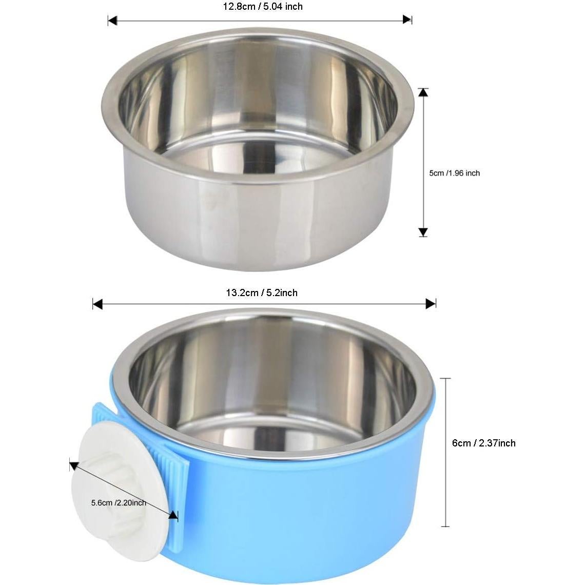 Cuenco de Acero Inoxidable Removible para Mascotas Guardians