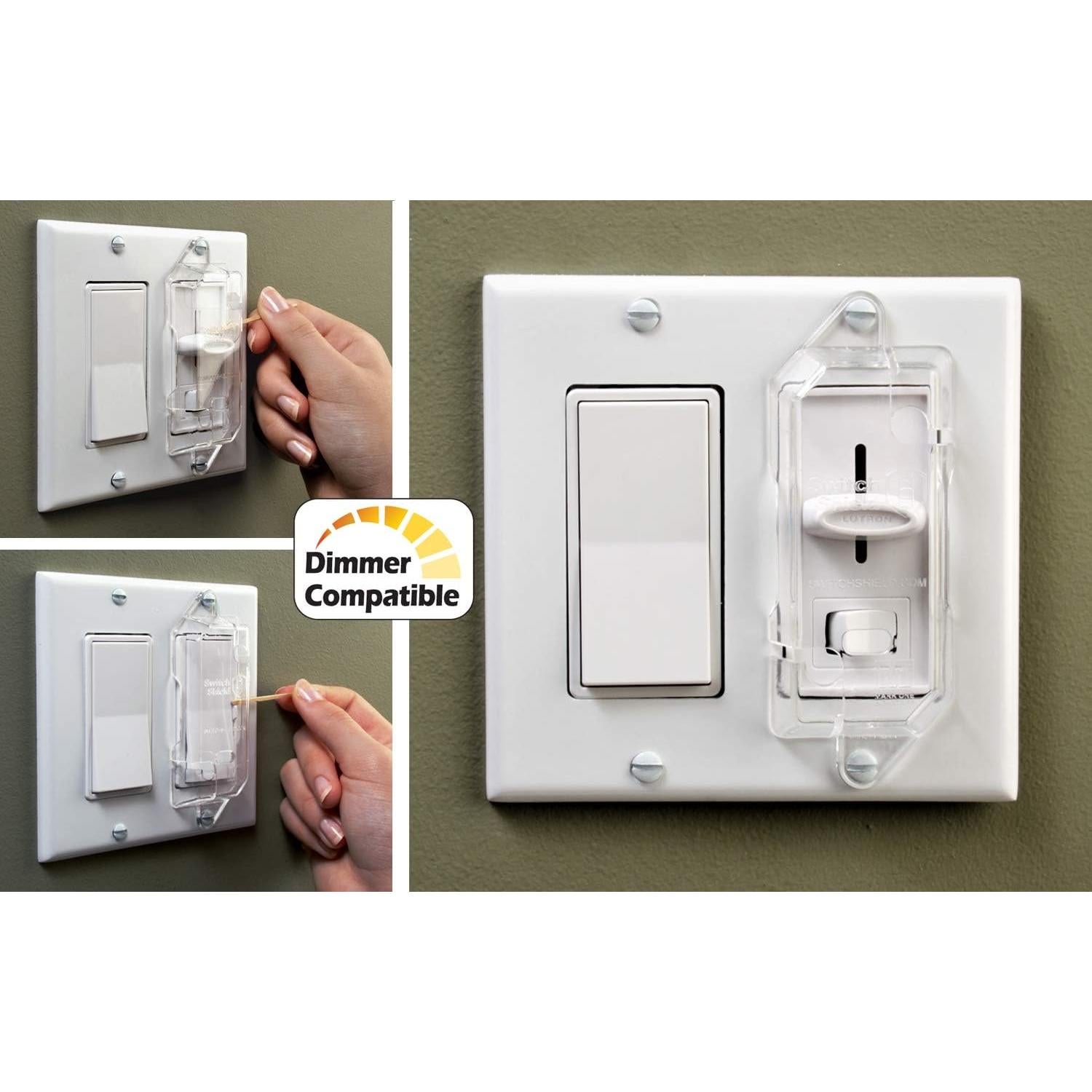 Protectores de Interruptores Transparentes Switch Shield - Paquete de 6