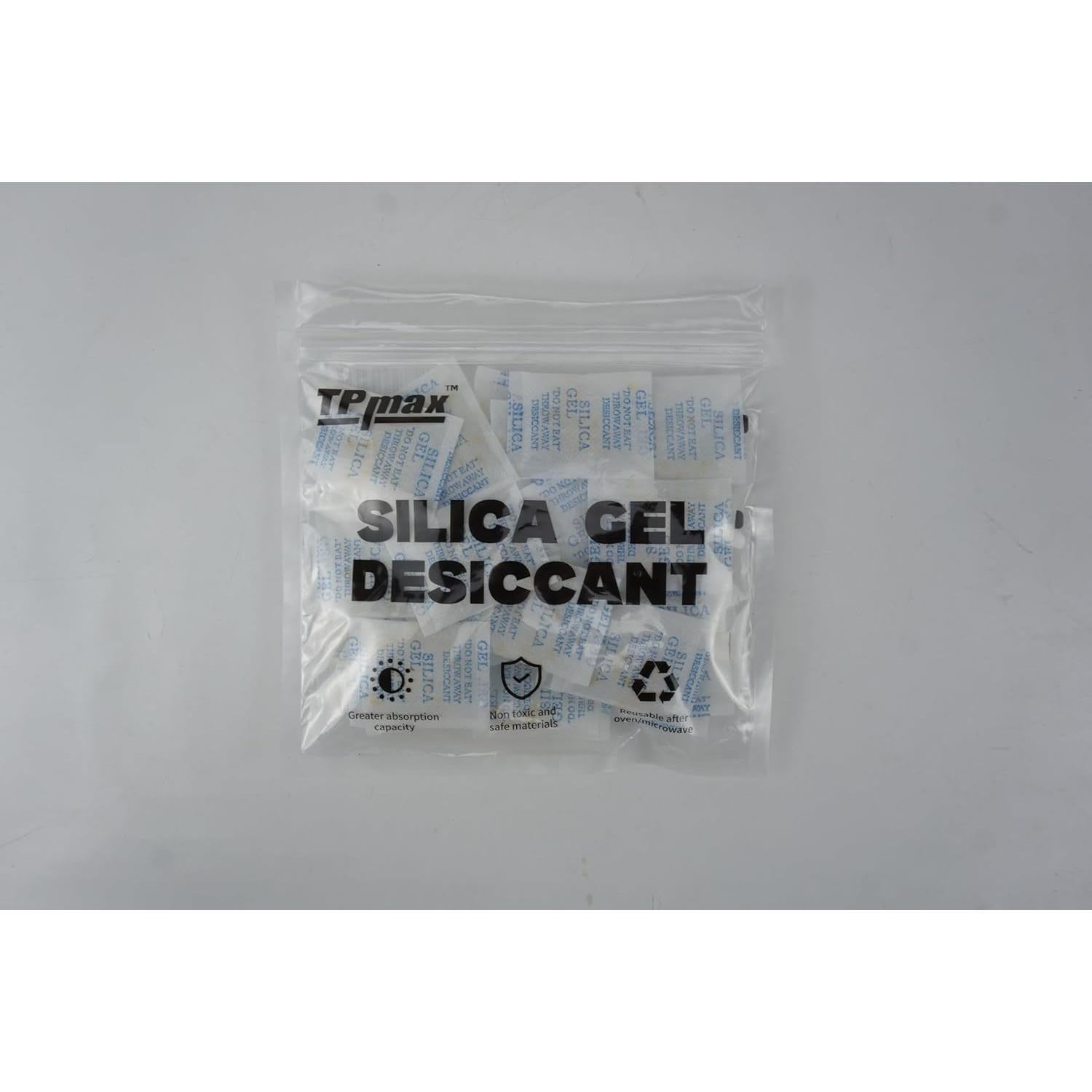 30 Paquetes de Gel de Silica Deshidratante Reutilizable 5g