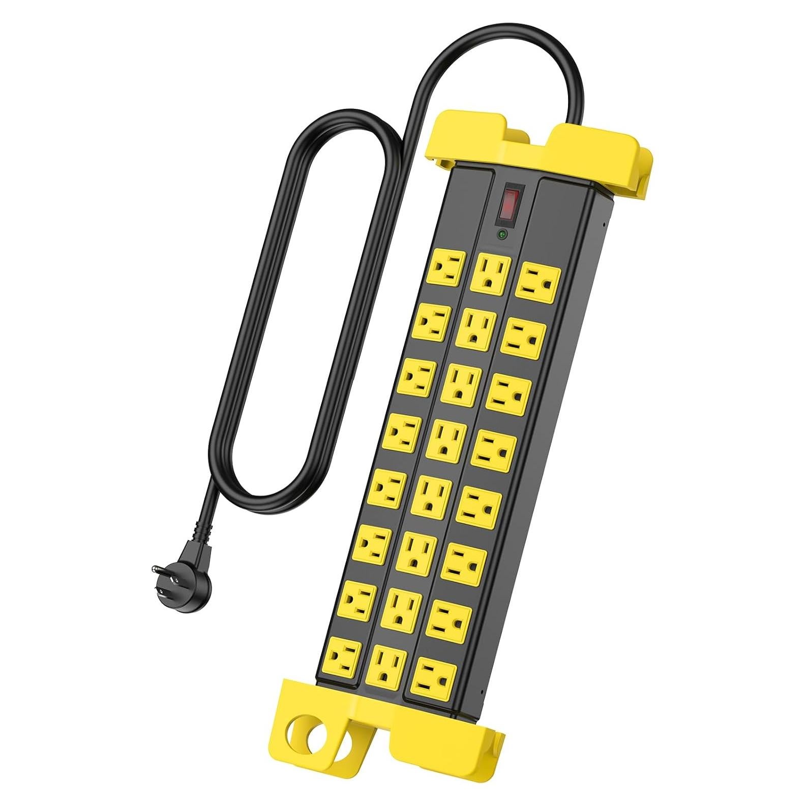 Regleta de Potencia HHSOET 24 Salidas 15A Metal 1.83m