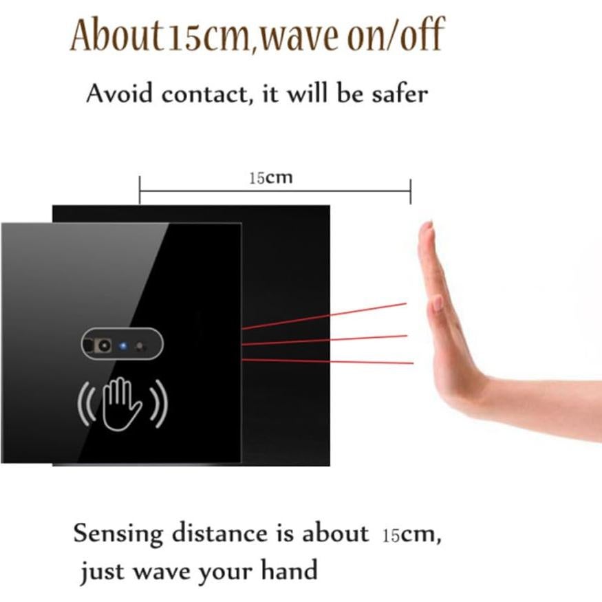 Interruptor de luz infrarrojo cerhot EU con sensor 10cm