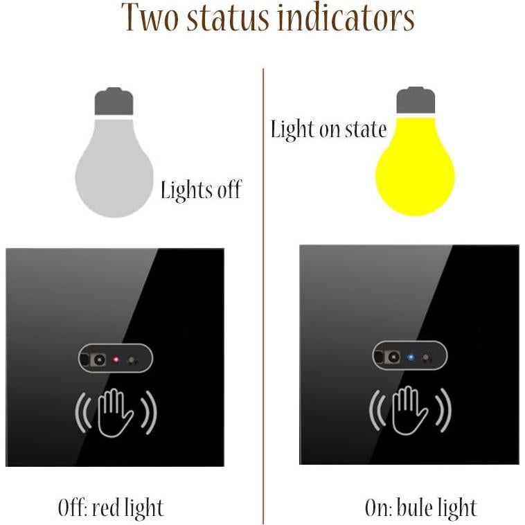 Interruptor de luz infrarrojo cerhot EU con sensor 10cm