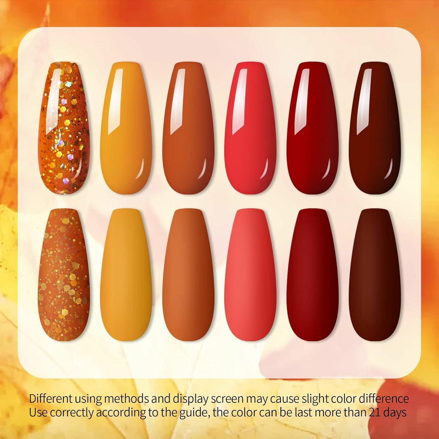 Set de Esmalte en Gel UR SUGAR Otoño 6 Colores 7ml