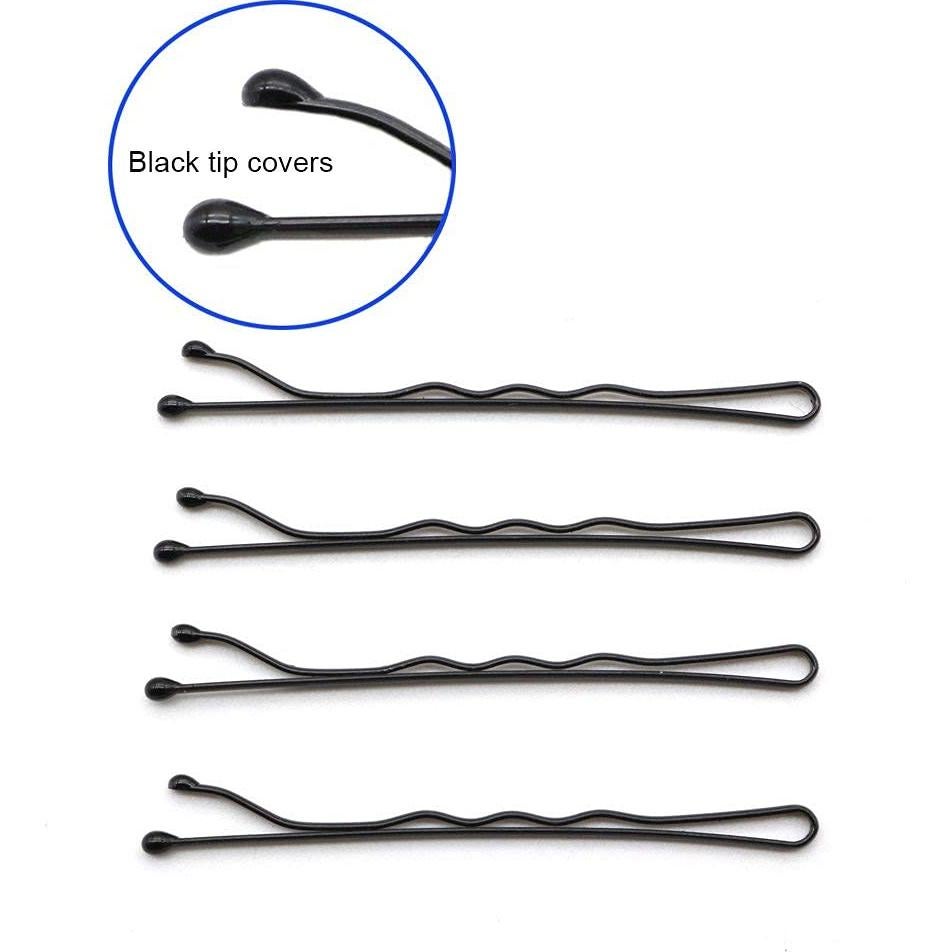 Pasadores de Pelo de Metal Dofash 5cm Negro 60pcs