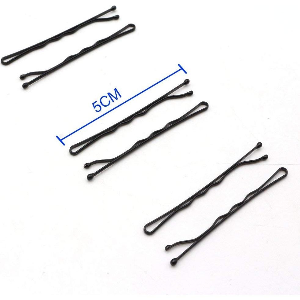 Pasadores de Pelo de Metal Dofash 5cm Negro 60pcs