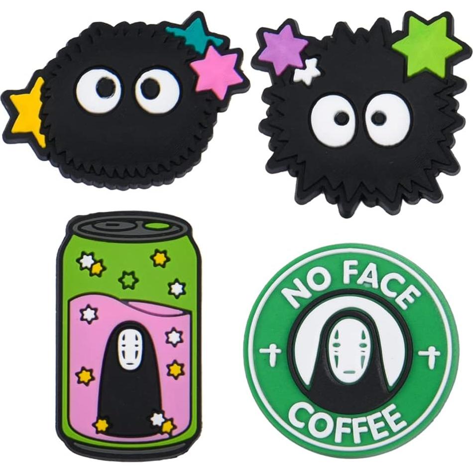 Encantadores de Zapatos de Anime 10 Piezas PVC Niños Unisex