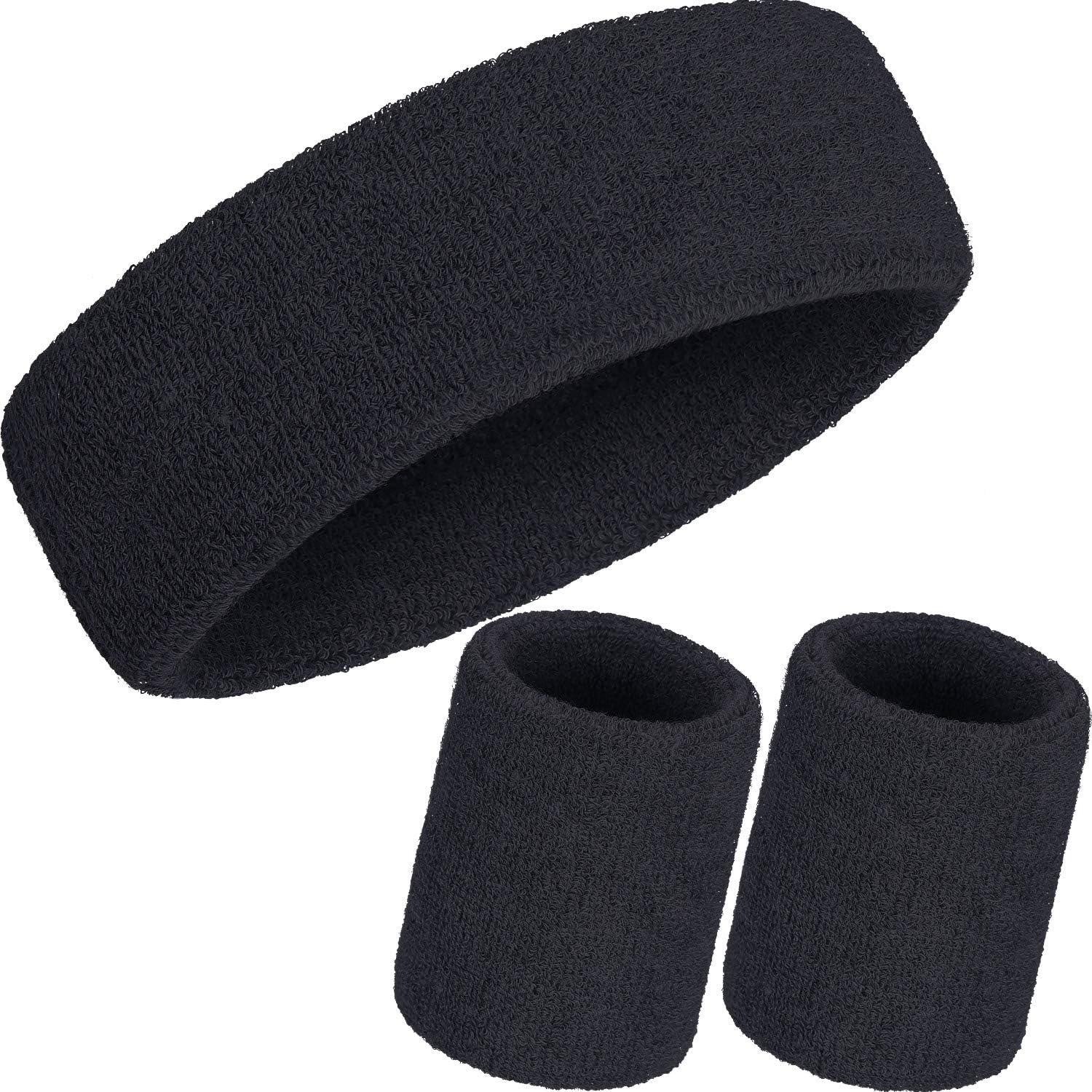 Conjunto de Bandas para Sudor Bememo 6 Pcs Neón - 2 Cintas y 4 Muñequera