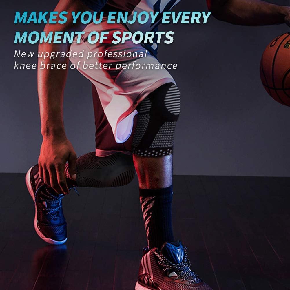 Faja de Rodilla NEENCA Unisex con Almohadilla y Estabilizadores