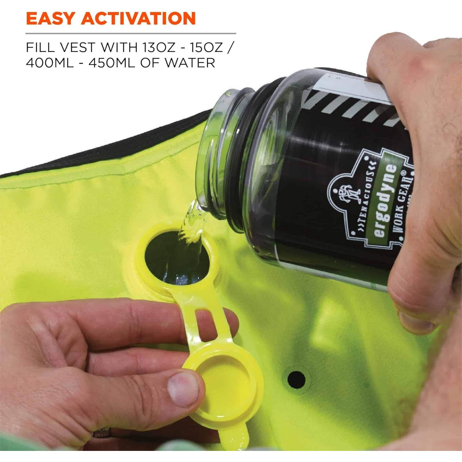 Chaleco Enfriamiento Ergodyne 6685 Seco Grande Transpirable