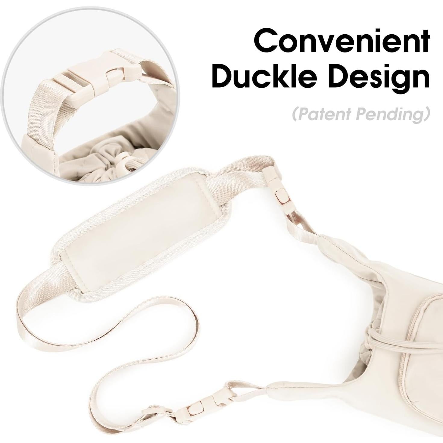 Bolsa Portabotellas de Agua Ceneda Beige 0.95L 1.18L Aislada