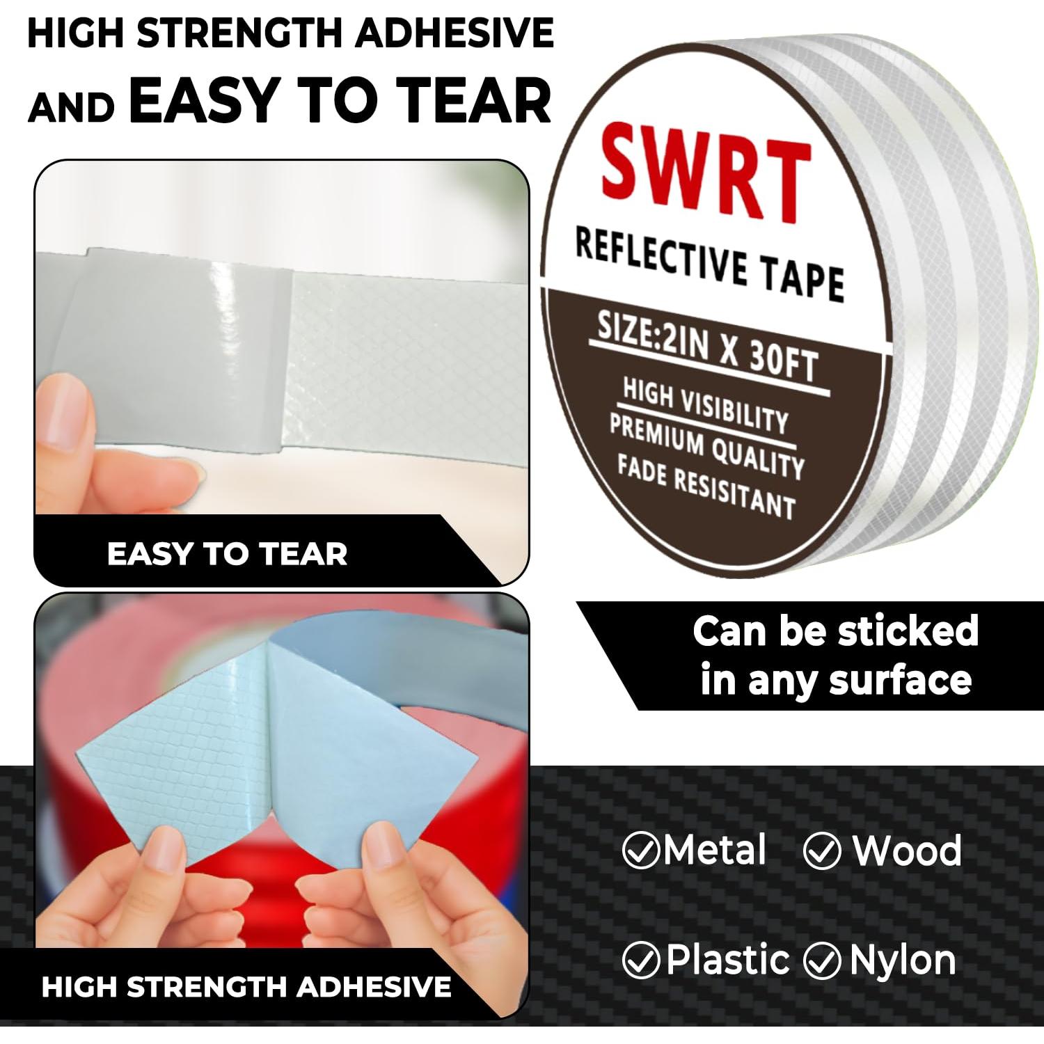 Cinta Reflectante SWRT 5.08 cm x 9.14 m Impermeable DOT-C2