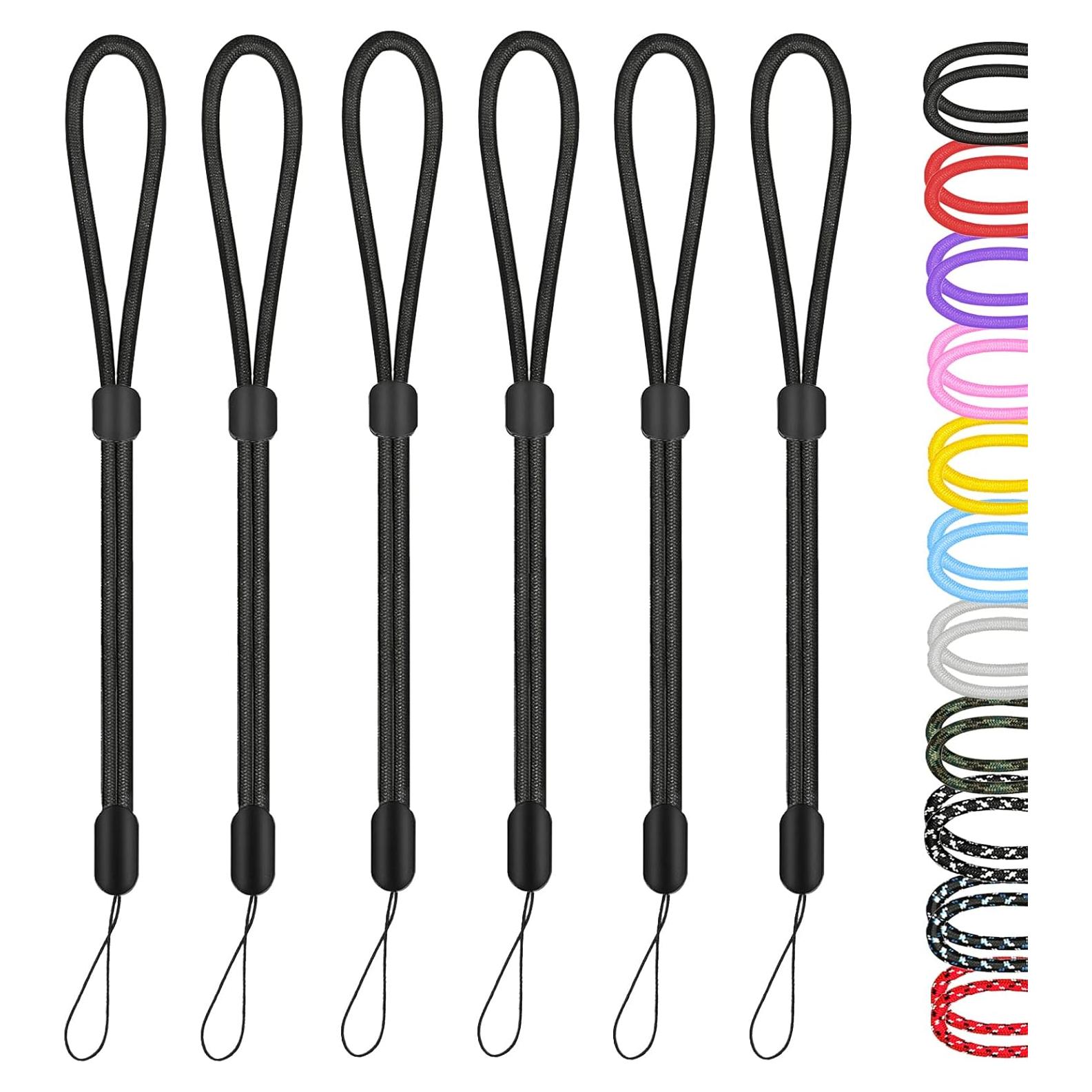 Correa de Muñeca Ajustable HUKADO 20.32 cm Nylon Negro - 6 Paquetes