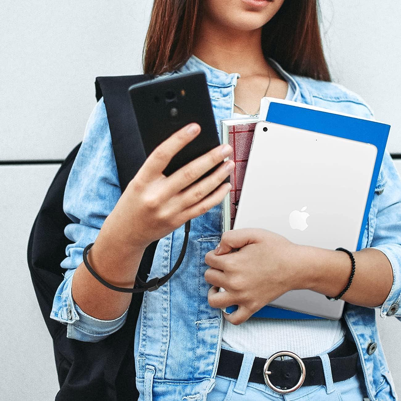 Correa de Muñeca Ajustable HUKADO 20.32 cm Nylon Negro - 6 Paquetes