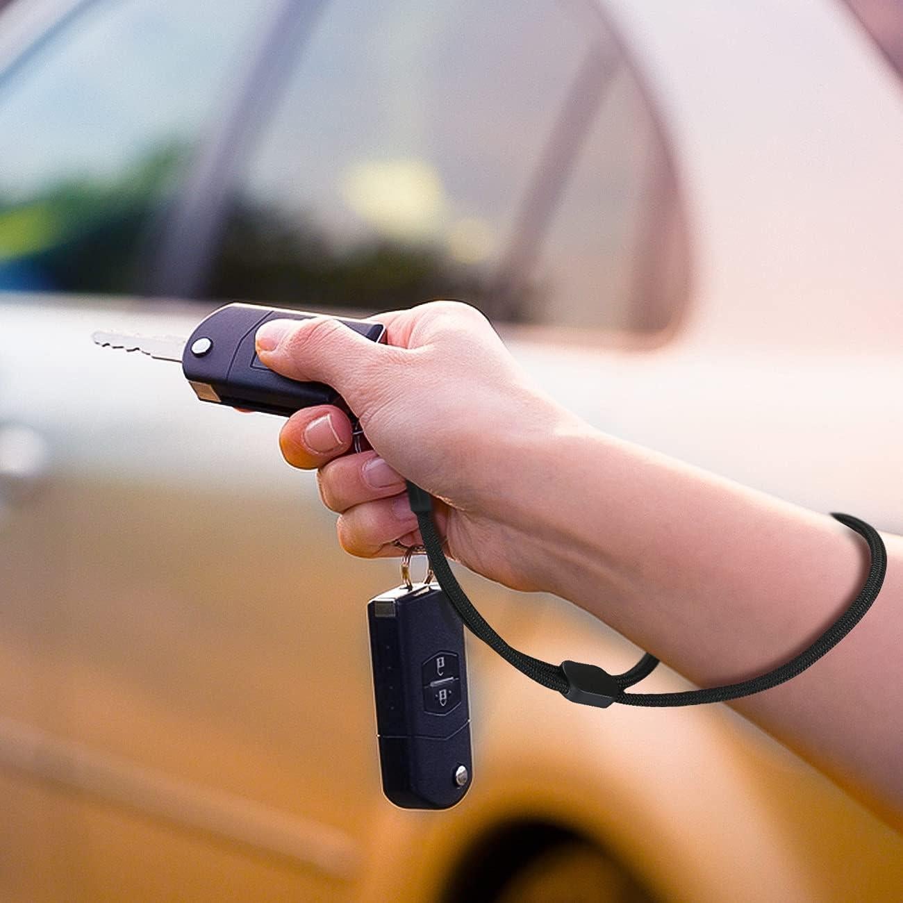 Correa de Muñeca Ajustable HUKADO 20.32 cm Nylon Negro - 6 Paquetes