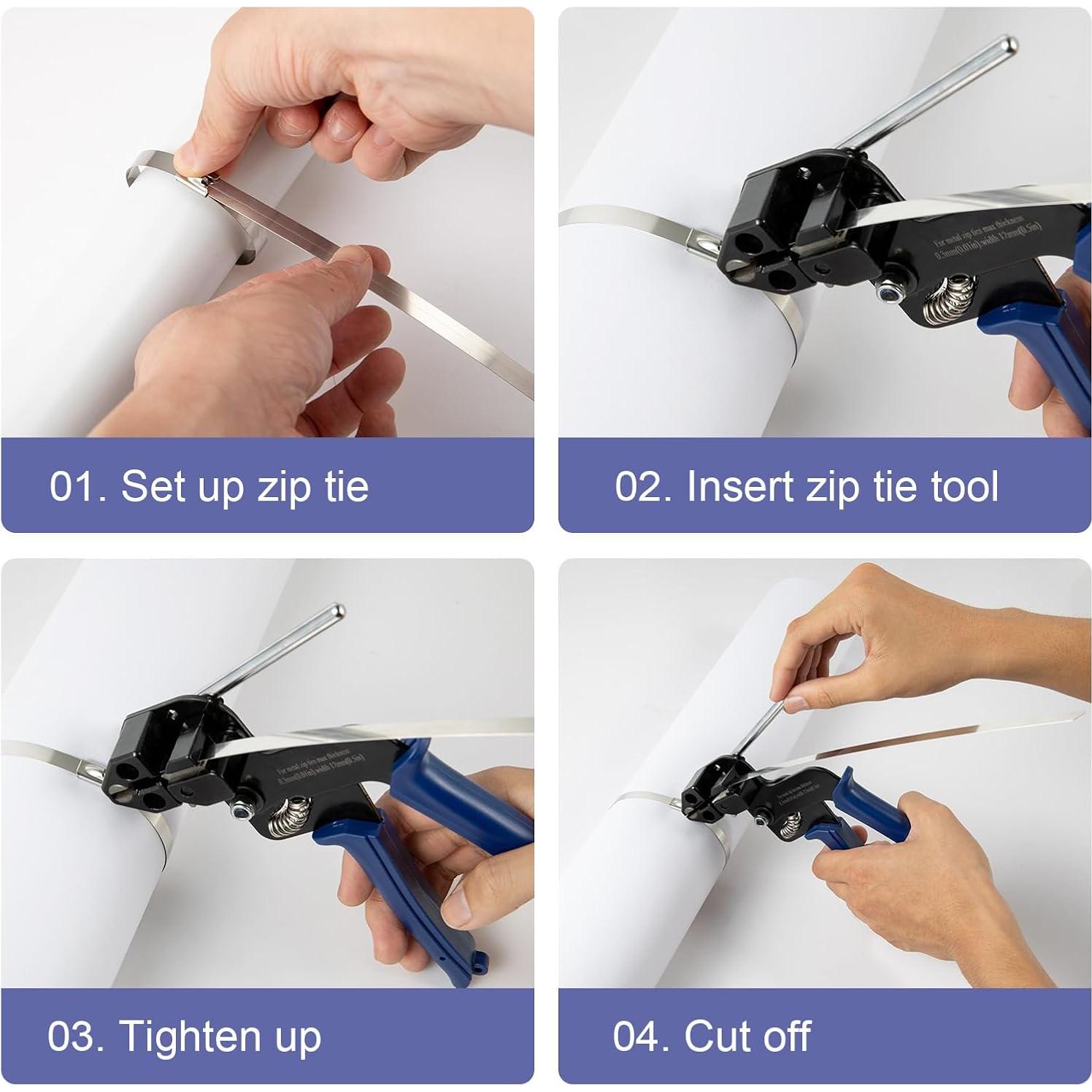 Cortador de Bridas Metálicas OFFO 20.83 cm para Acero Inoxidable