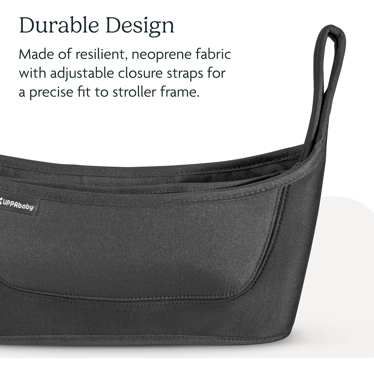 Organizador para padres UPPAbaby Carry-All Negro - Compatible con Cochecitos