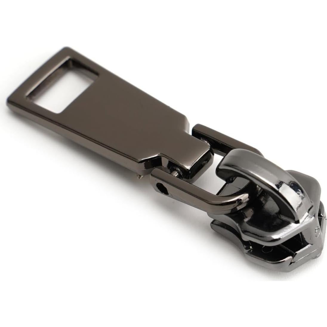 Kit de Reparación Cremallera Metal Inoxidable AKTIOIN #5 Negro