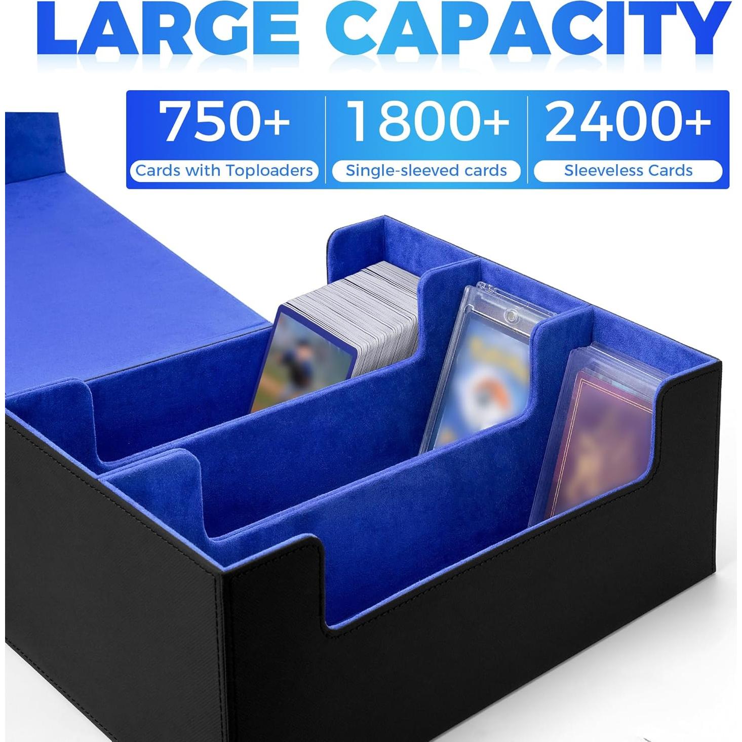 Caja de Almacenamiento de Cartas SFSOC 2400+ con Divisores y Tapones