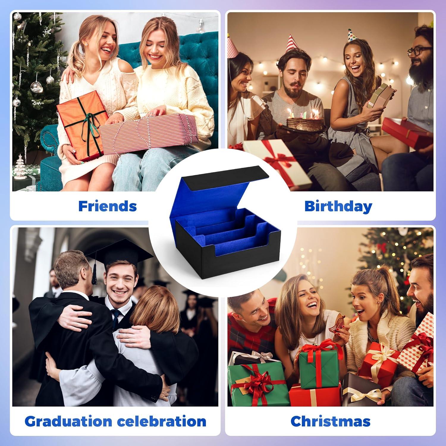 Caja de Almacenamiento de Cartas SFSOC 2400+ con Divisores y Tapones