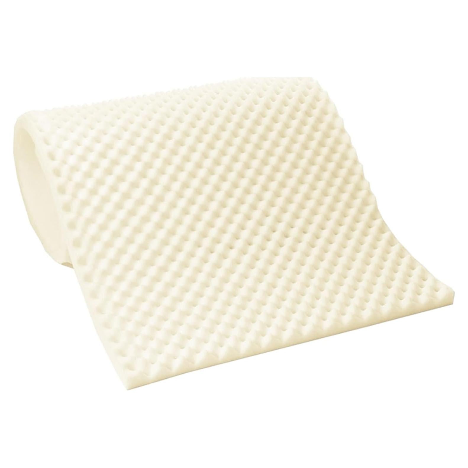 Capa de Colchón Mayton 1 Pulgada Convoluta Twin Espuma Blanca