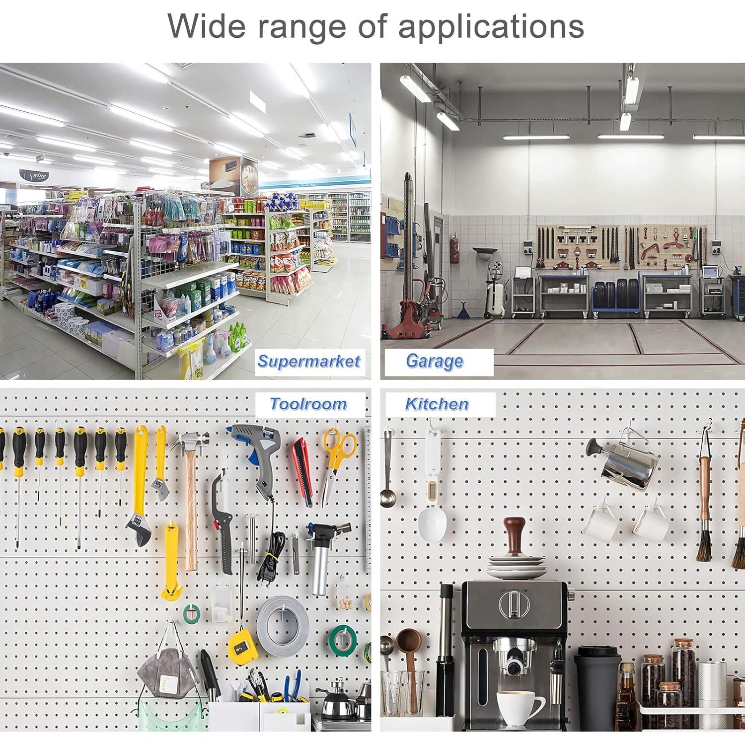 Juego de 10 Ganchos Dobles para Tablero de Clavos Nlmyt 15.24 cm