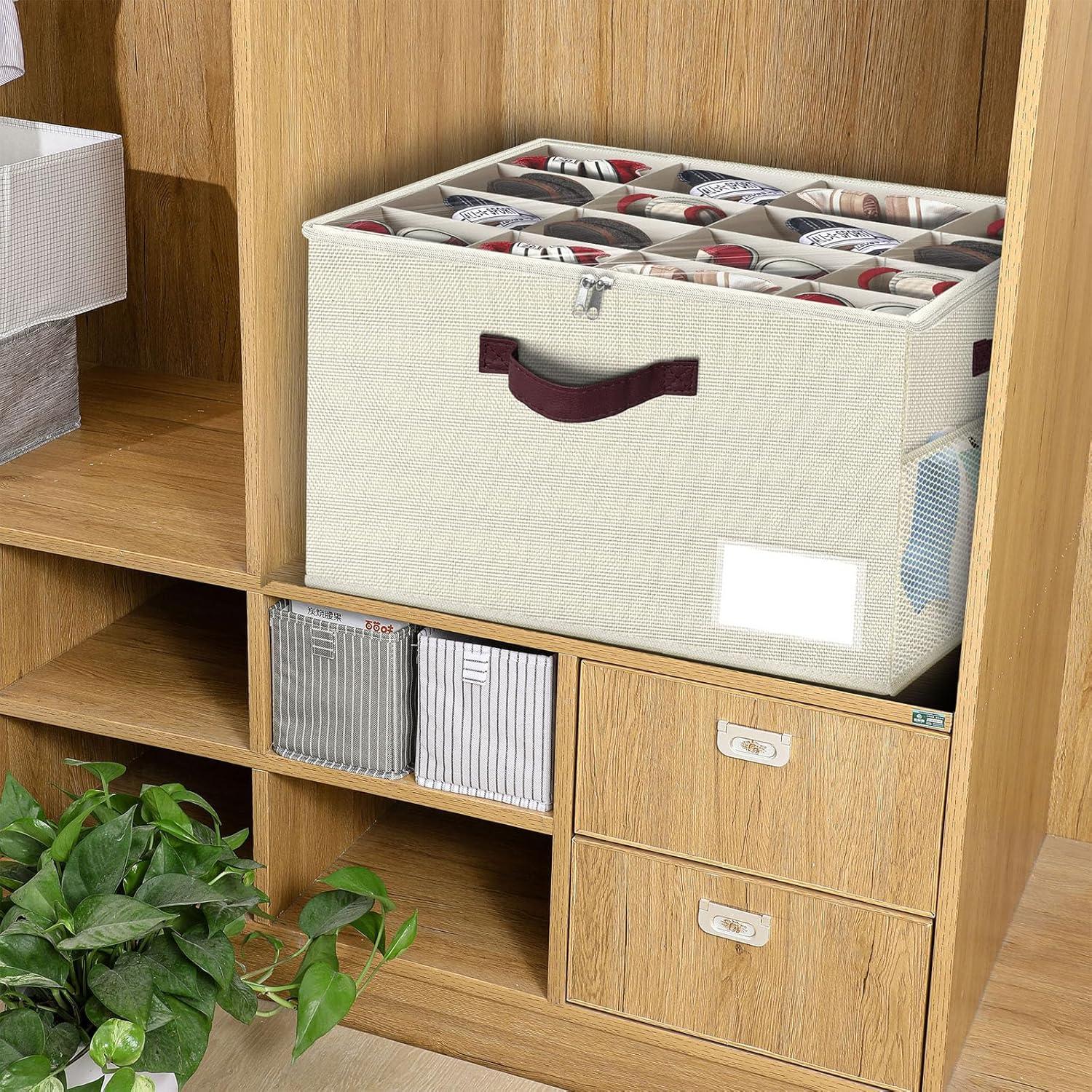 Organizador de Zapatos VERONLY 2 Piezas Beige 32 Pares