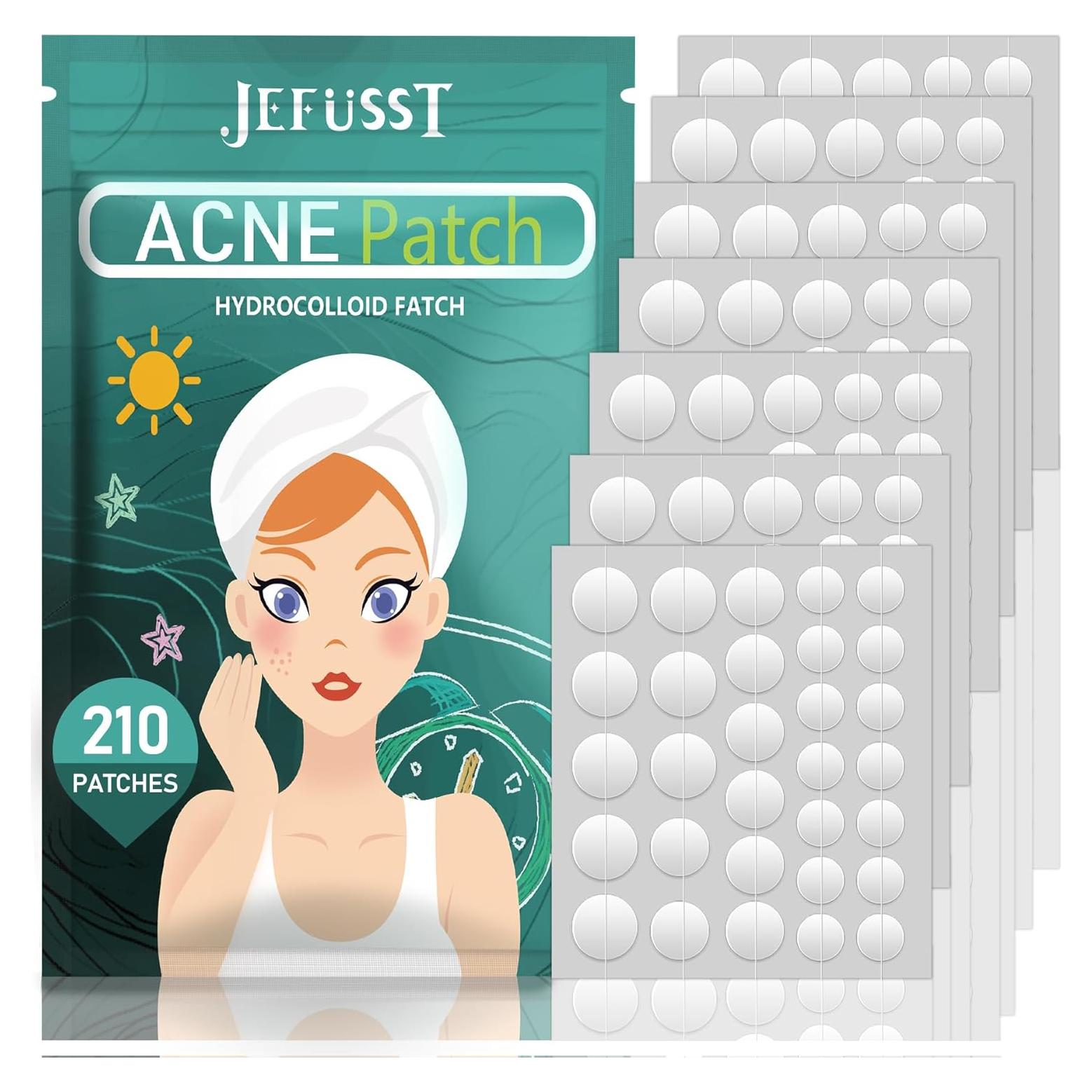 Parche Hidrocoloide Jefusst 210 Unidades para Acné